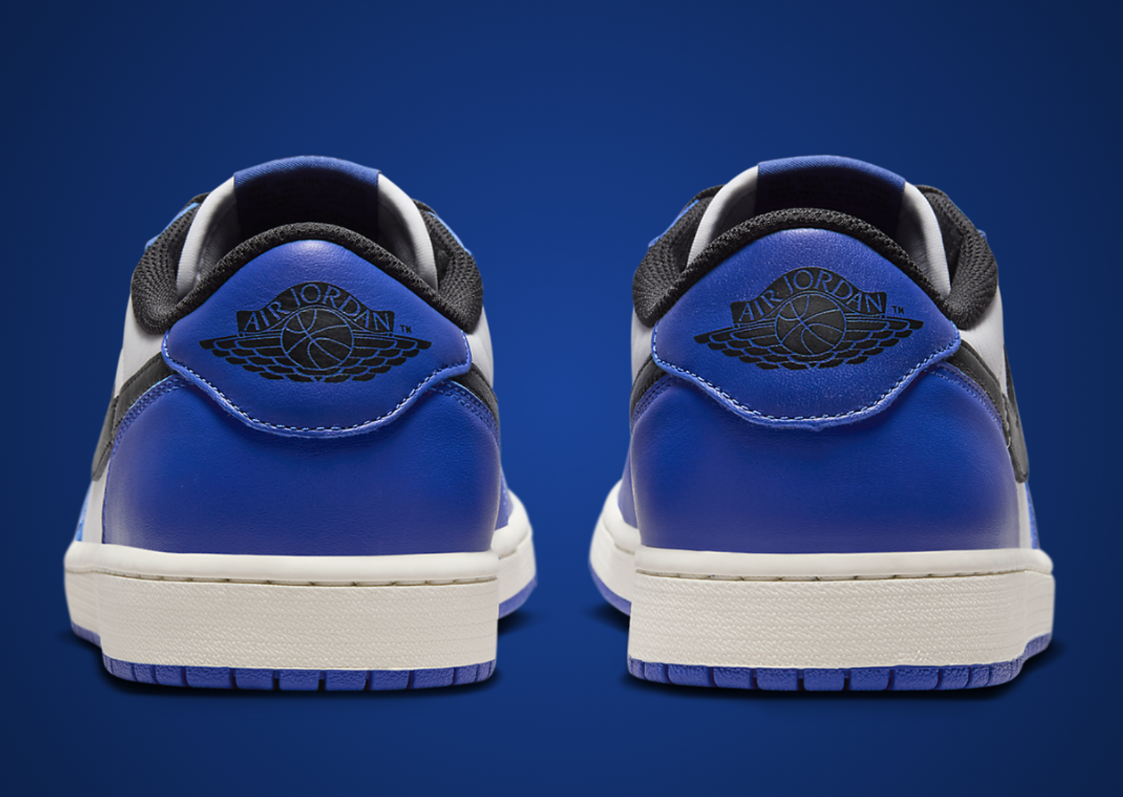 Air Jordan 1 Retro Low OG Game Royal Heel