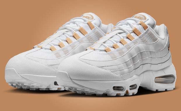 Nike Air Max 95 White Metallic Gold