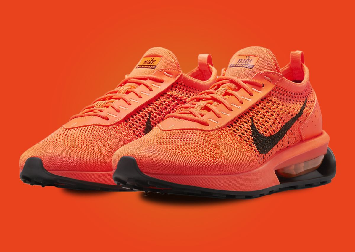 Nike air max 200 flyknit orange Clearance