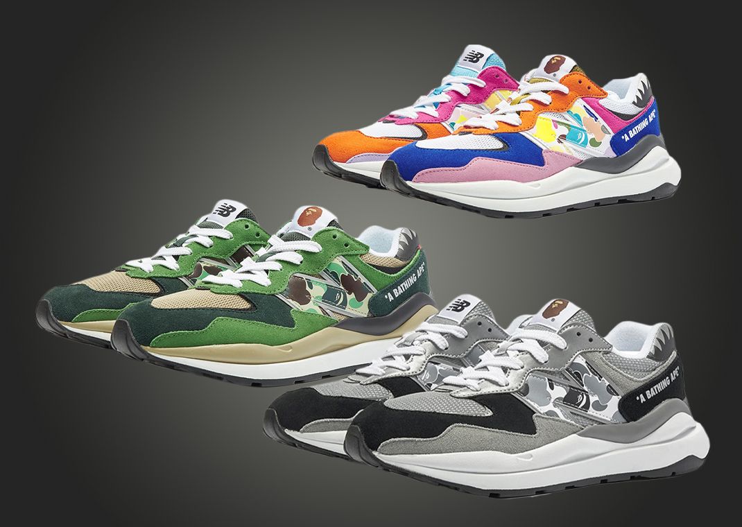 The Whole BAPE x New Balance Collection Has Now Been Unveiled