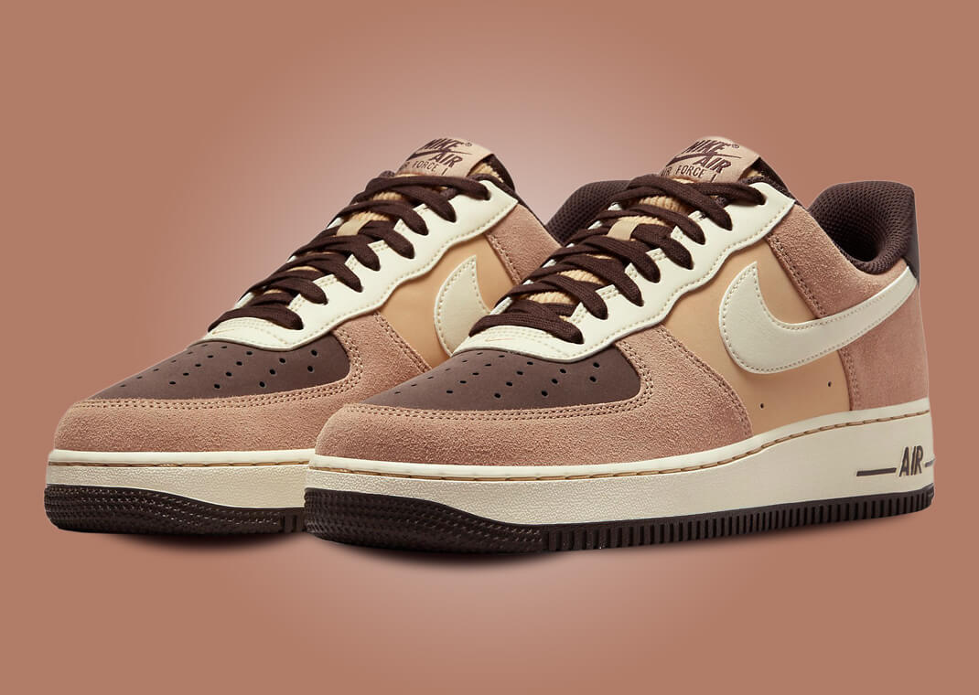 Nike Air Force 1 Low Brown Suede  Fashion shoes sneakers, Skate