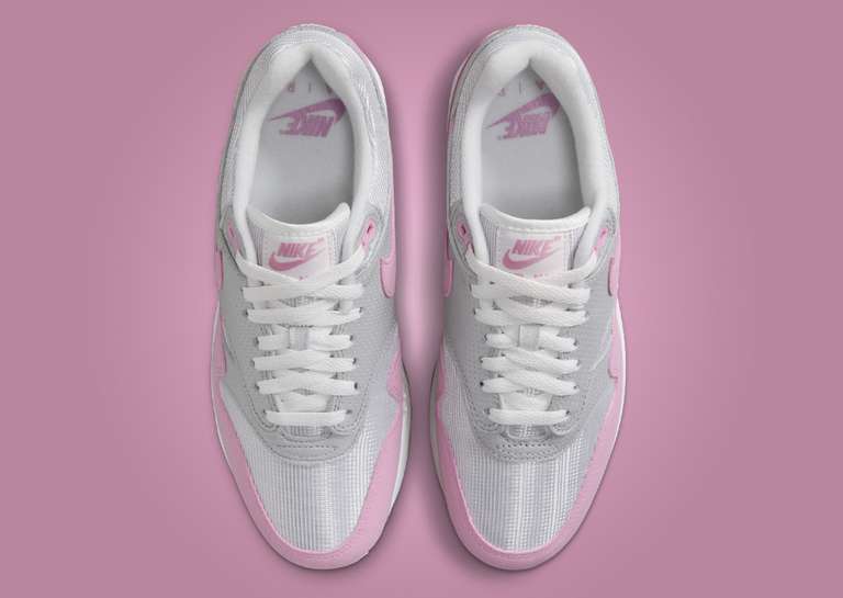 Nike Air Max 1 Metallic Platinum Pink Rise (W) Top