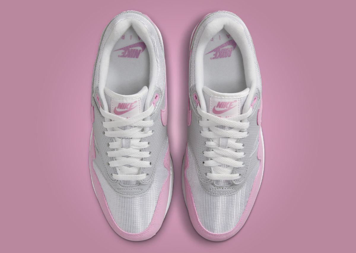 Nike Air Max 1 Metallic Platinum Pink Rise (W) Top