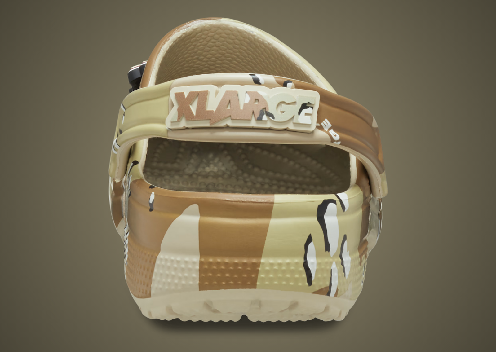 XLARGE x Crocs Classic Clog Desert Camo Heel