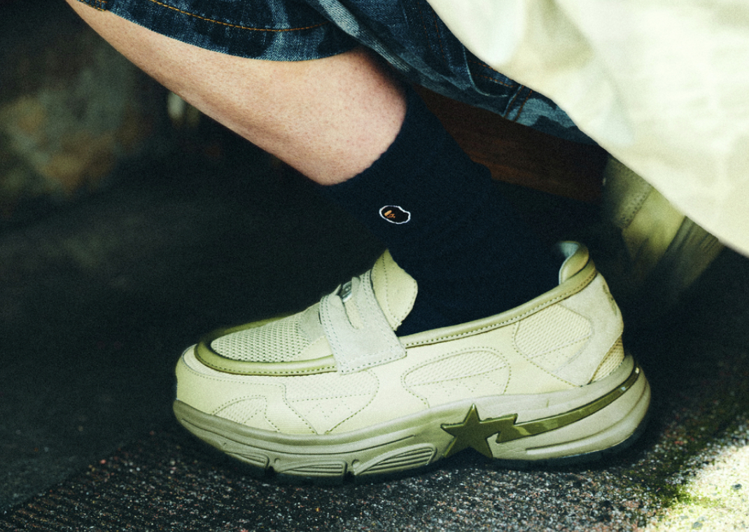 APE STA✨EMBOSSING STA SLIPON✨ BAPE is Dropping a Sneaker Loafer, the LOAFER STA