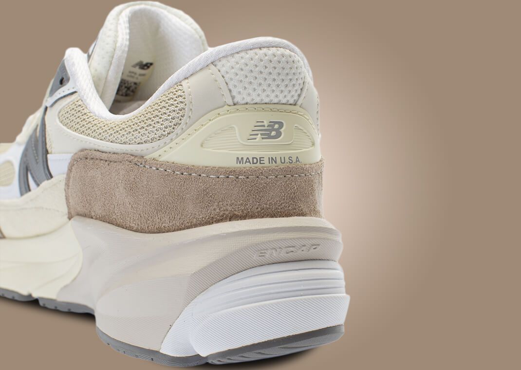 The New Balance 990v6 Made in USA Cream Tan Releases July 2023