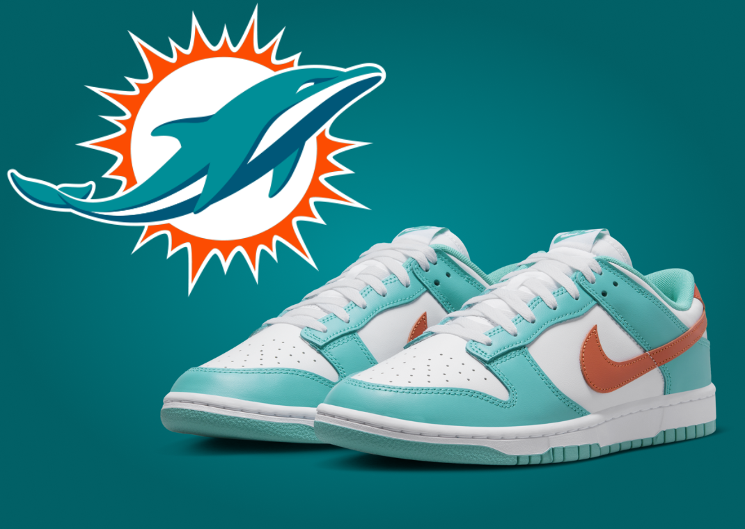 Miami dolphins sneakers for sale hotsell