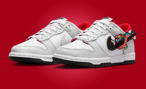 Nike Dunk Low Year Of The Dragon (GS) - FZ5528-101 Raffles and 
