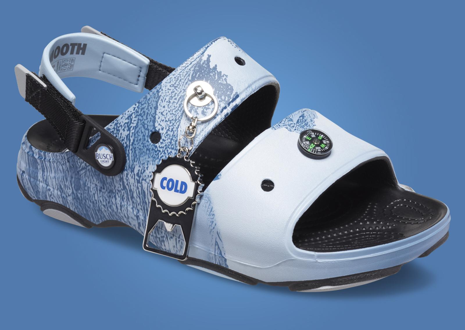 Busch Light x Crocs All-Terrain Sandal Angle