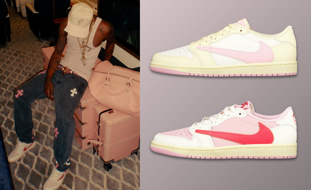 Travis Scott x Air Jordan 1 Retro Low OG Pink Pack