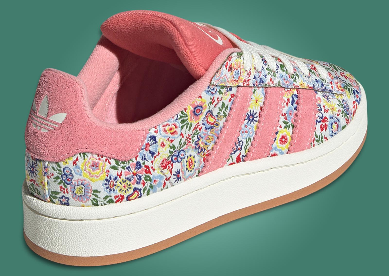 Liberty London x adidas Campus 00s (GS) Heel Angle