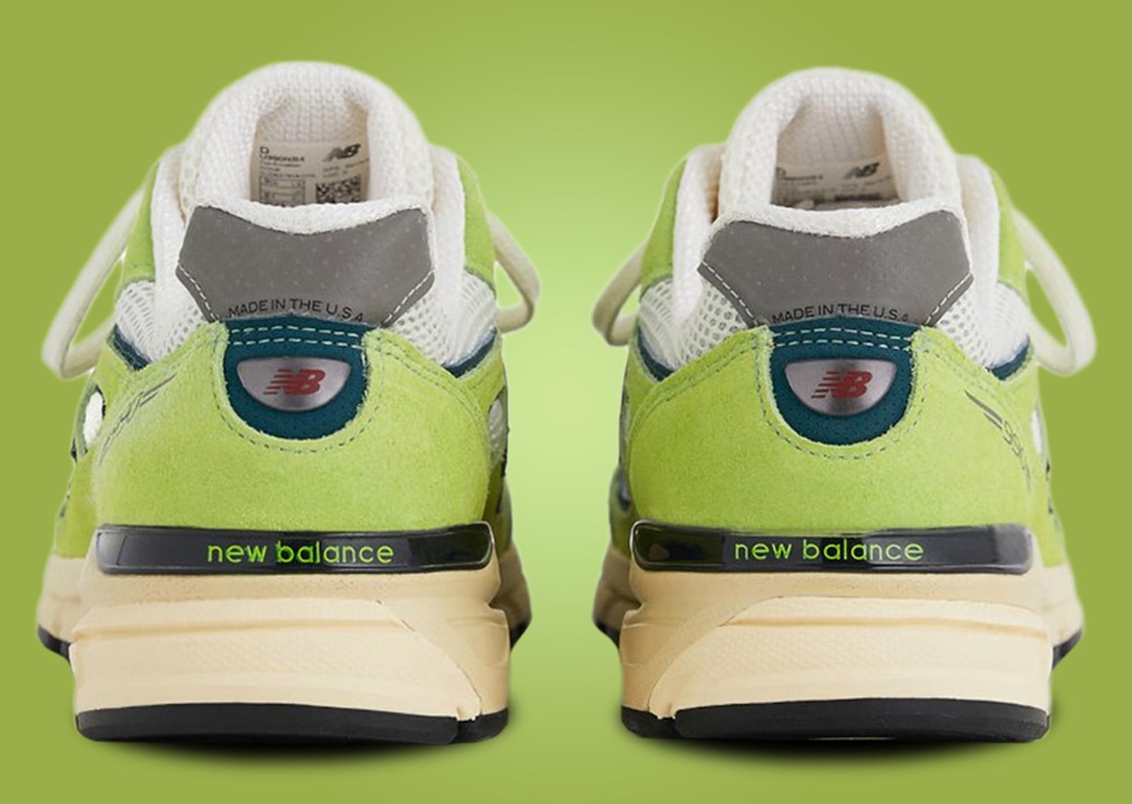 New Balance 990v4 Made in USA Hi-Res Heel