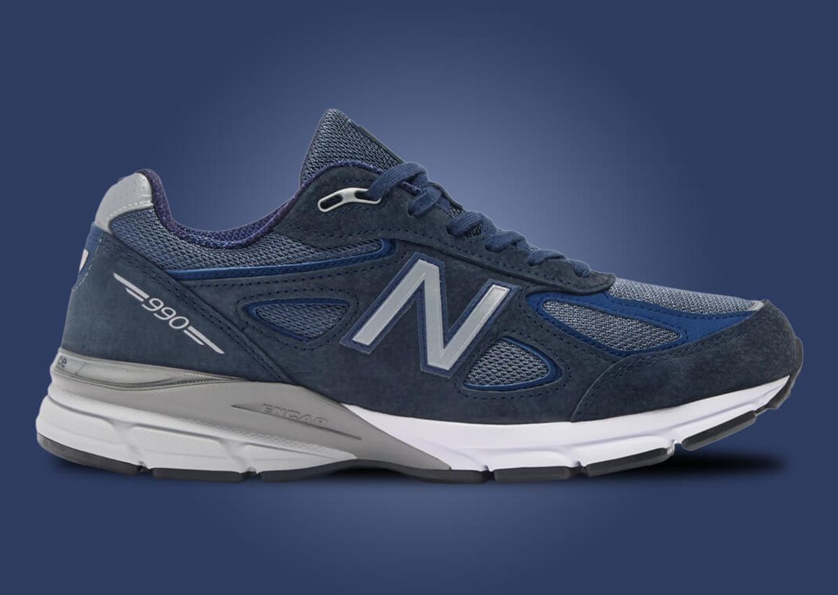 The New Balance 990v4 Made in USA Goes Timeless in Navy