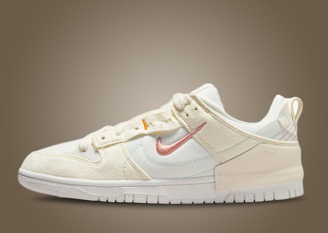 Various Cream Shades Dress This Women's Nike Dunk Low Disrupt 2