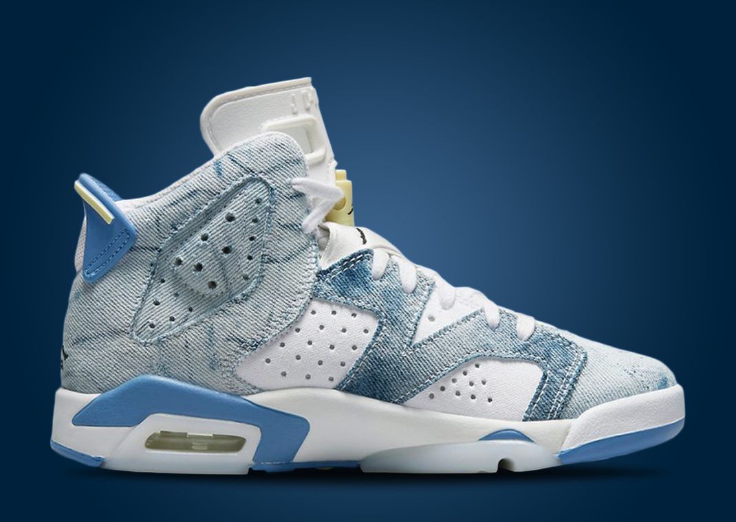 The Air Jordan 6 Appears In Washed Denim