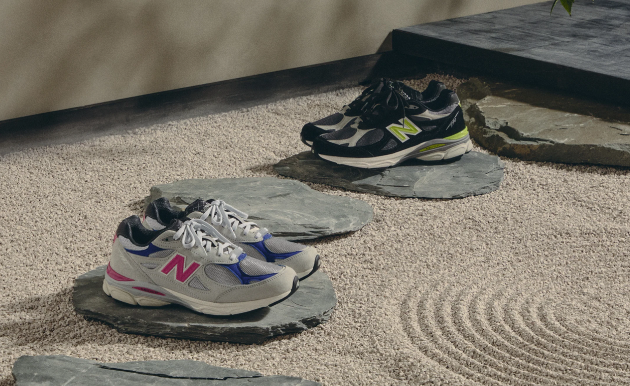Kith x United Arrows & Sons x New Balance 990v3 Made in USA Pack