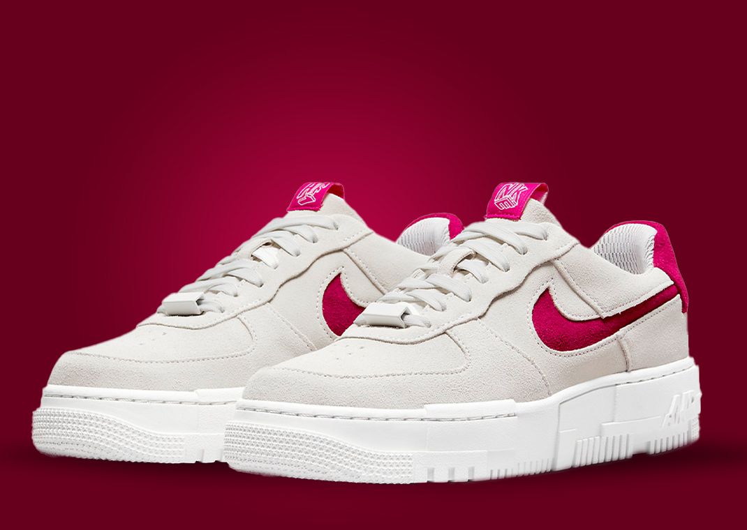 Mystic Hibiscus Accents This Upcoming Nike Air Force 1 Pixel