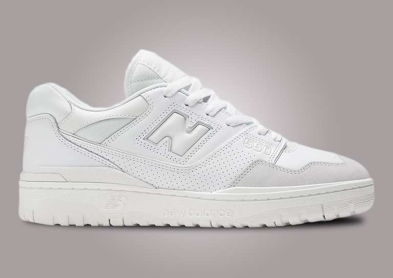 Put A Spring In Your Step With The New Balance 550 White Grey Toe