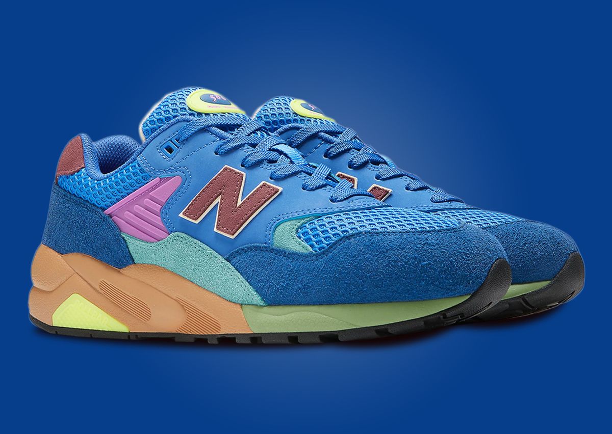 Shades Of Blue Take Over This Multi-Color New Balance 580
