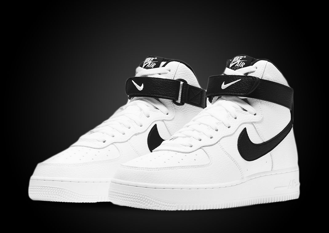 Get Strapped In With The Nike Air Force 1 High White Black