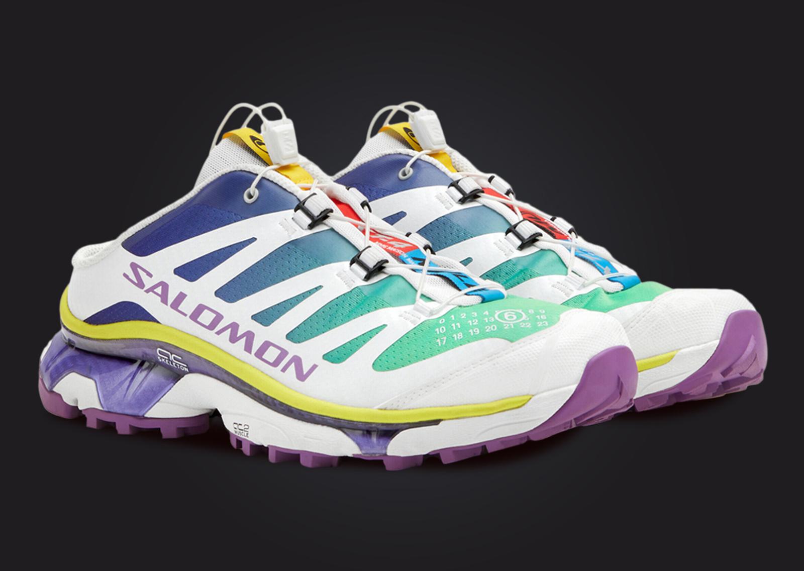 Maison Margiela MM6 x Salomon XT-4 Mule Multi-Color Angle