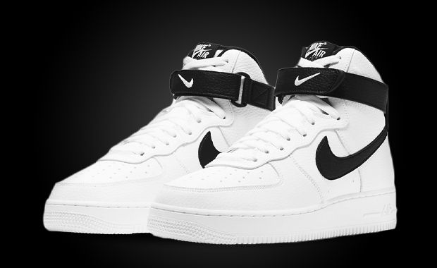 Get Strapped In With The Nike Air Force 1 High White Black