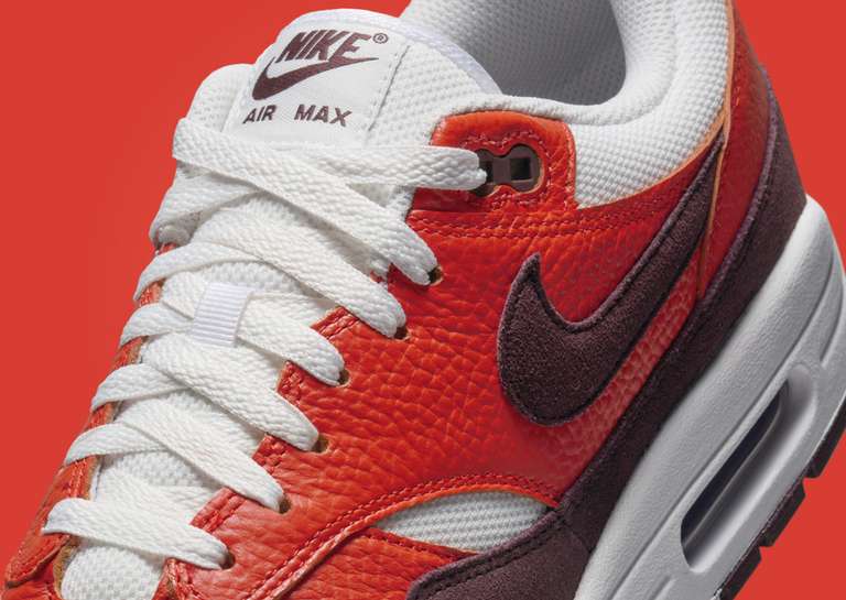 Nike Air Max 1 Burgundy Crush Picante Red Tongue