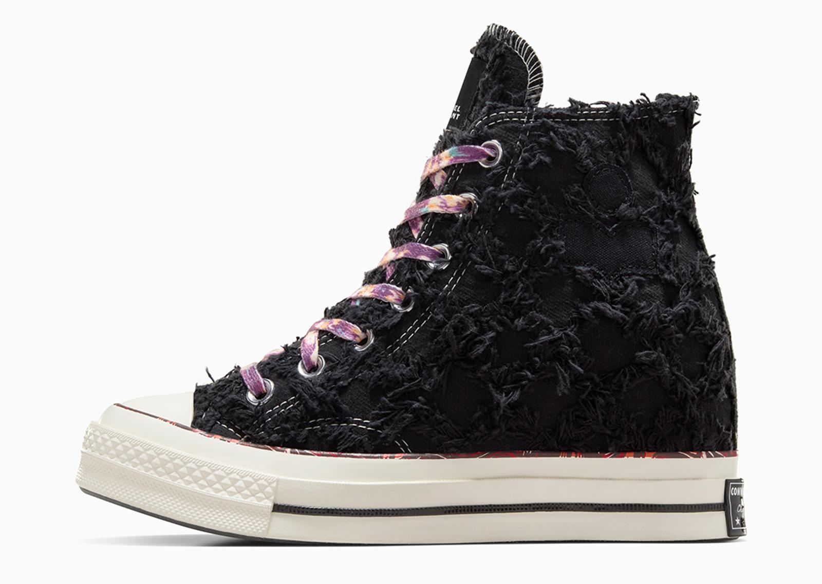 Isabel Marant x Converse Chuck 70 Internal Wedge Raven Egret Lateral