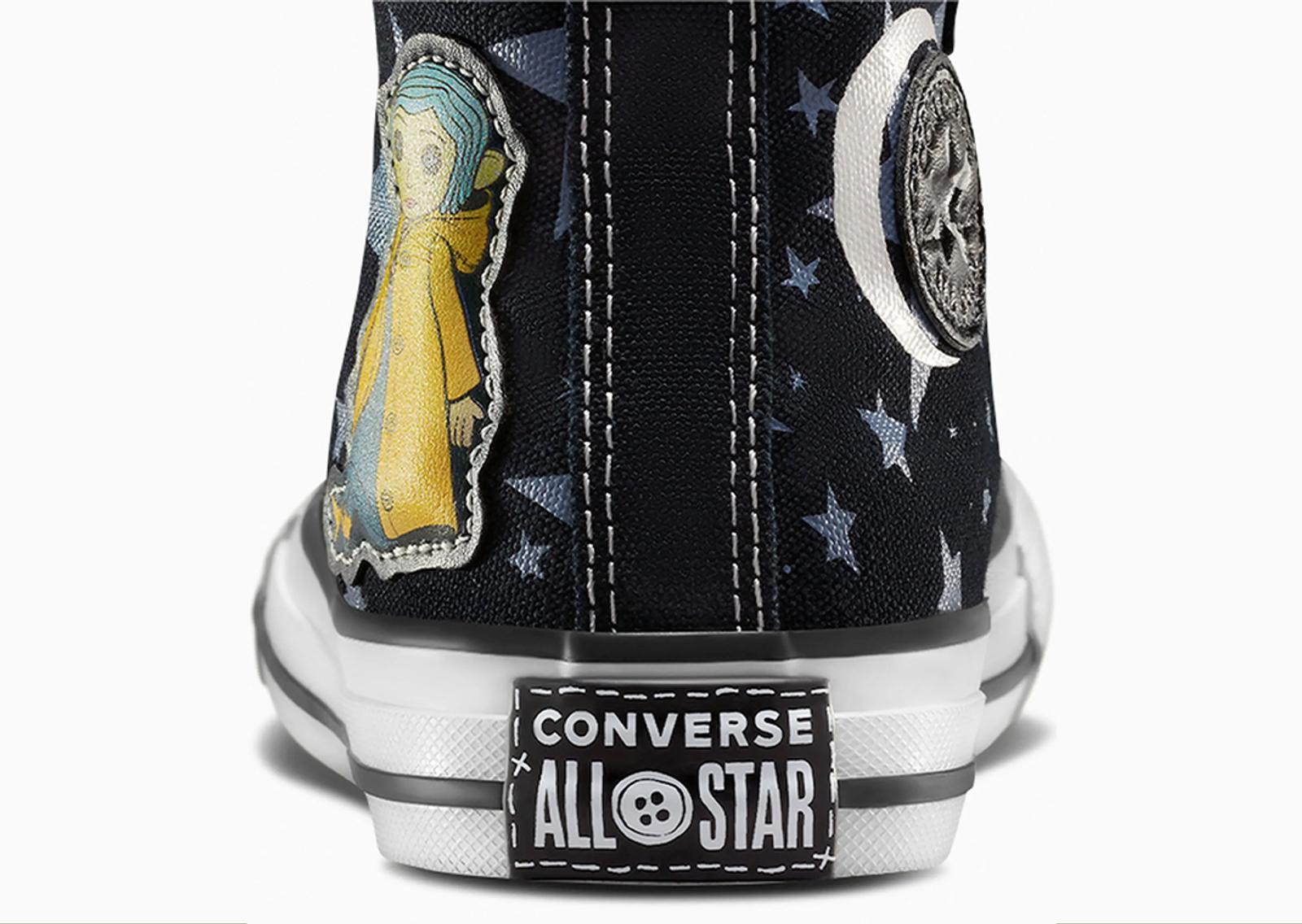 Coraline x Converse Chuck Taylor All-Star Hi EasyOn (Kids) Heel Detail