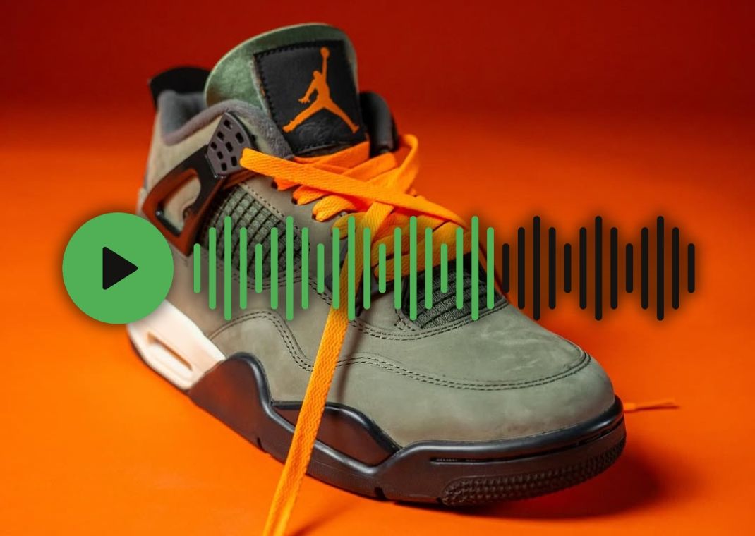 靴 Undefeated Nike Air Jordan 4 Retro28.5cm Sole Music: Undefeated x Air Jordan 4
