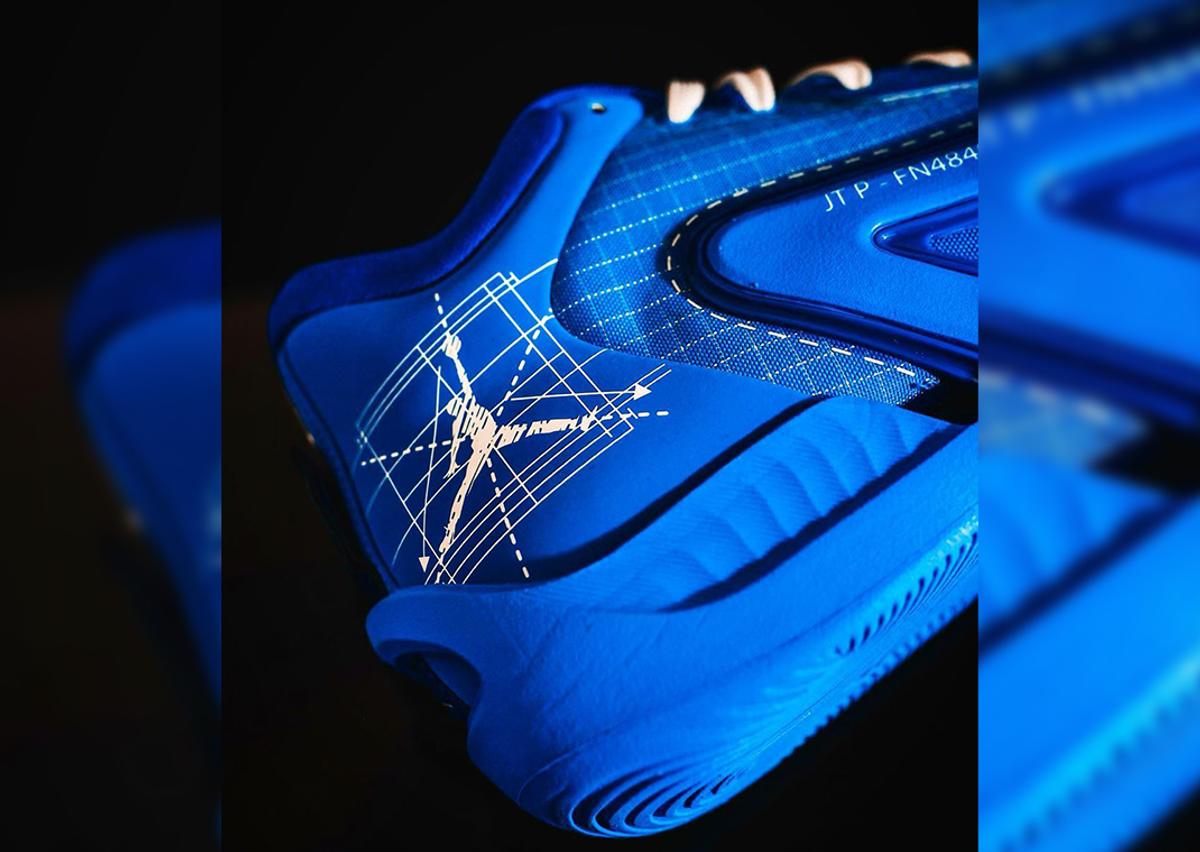 This Jordan Tatum 1 PE Gets A Blueprint Design - Sneaker News