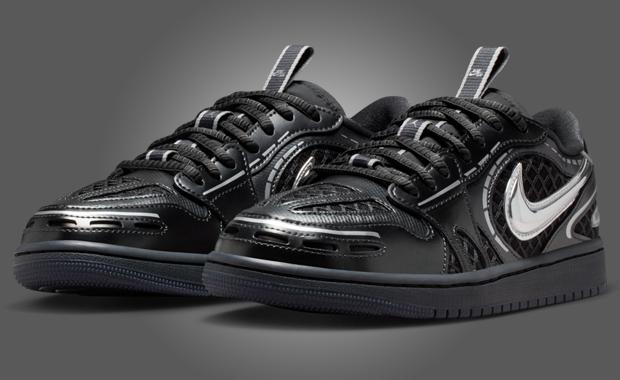 Air Jordan 1 Low MM v3 Black Metallic Silver W