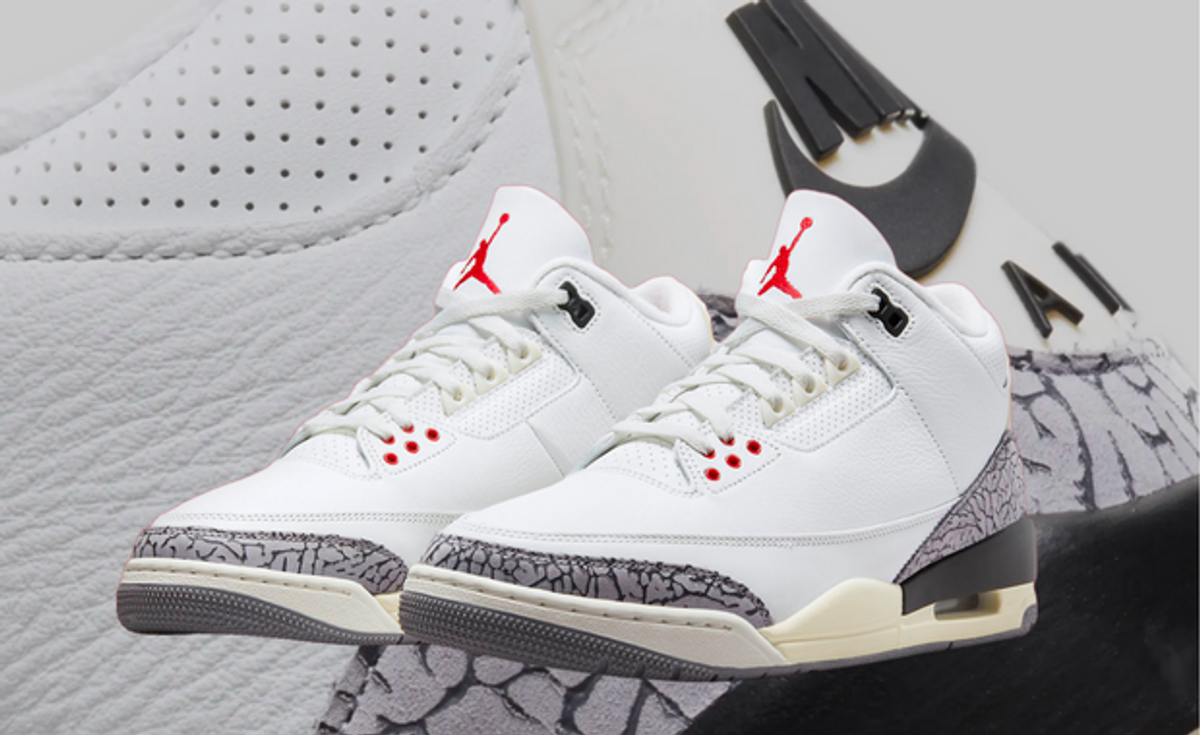 Exclusive Access For The Air Jordan 3 White Cement Reimagined Goes Out On March 2nd