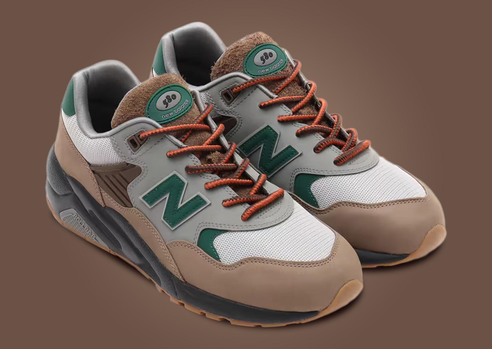 atmos Tokyo x New Balance 580 Wood Escape Angle