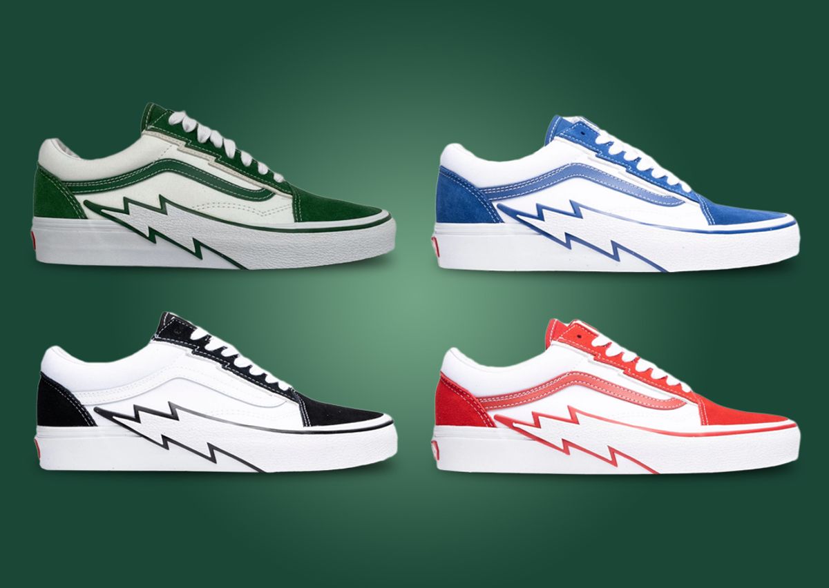 Vans shoes with lightning bolt Clearance