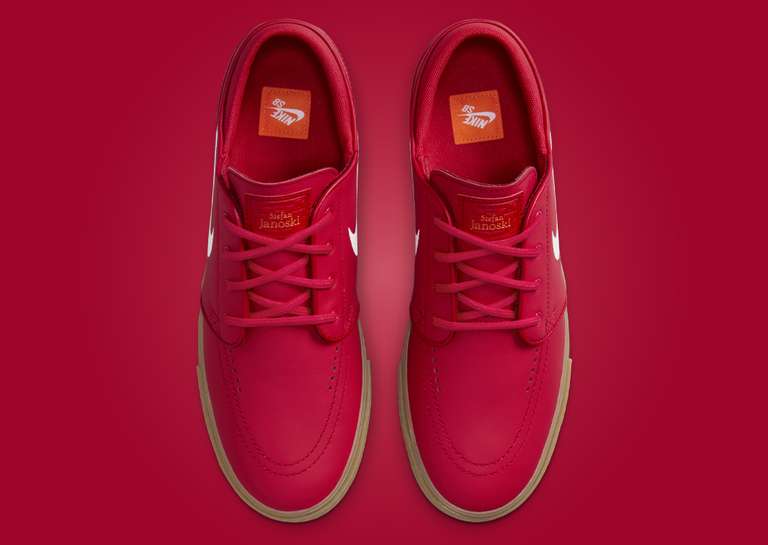 Nike SB Zoom Janoski OG+ University Red Gum Top