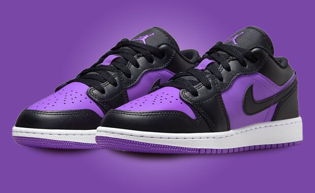 Purple jordan clearance 1s