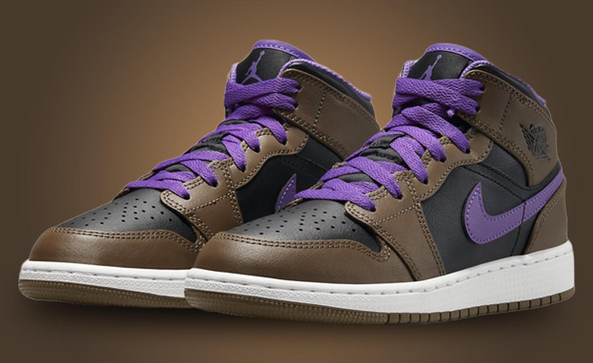 The Air Jordan 1 Mid Palomino Wild Berry Comes In Full Family Sizing