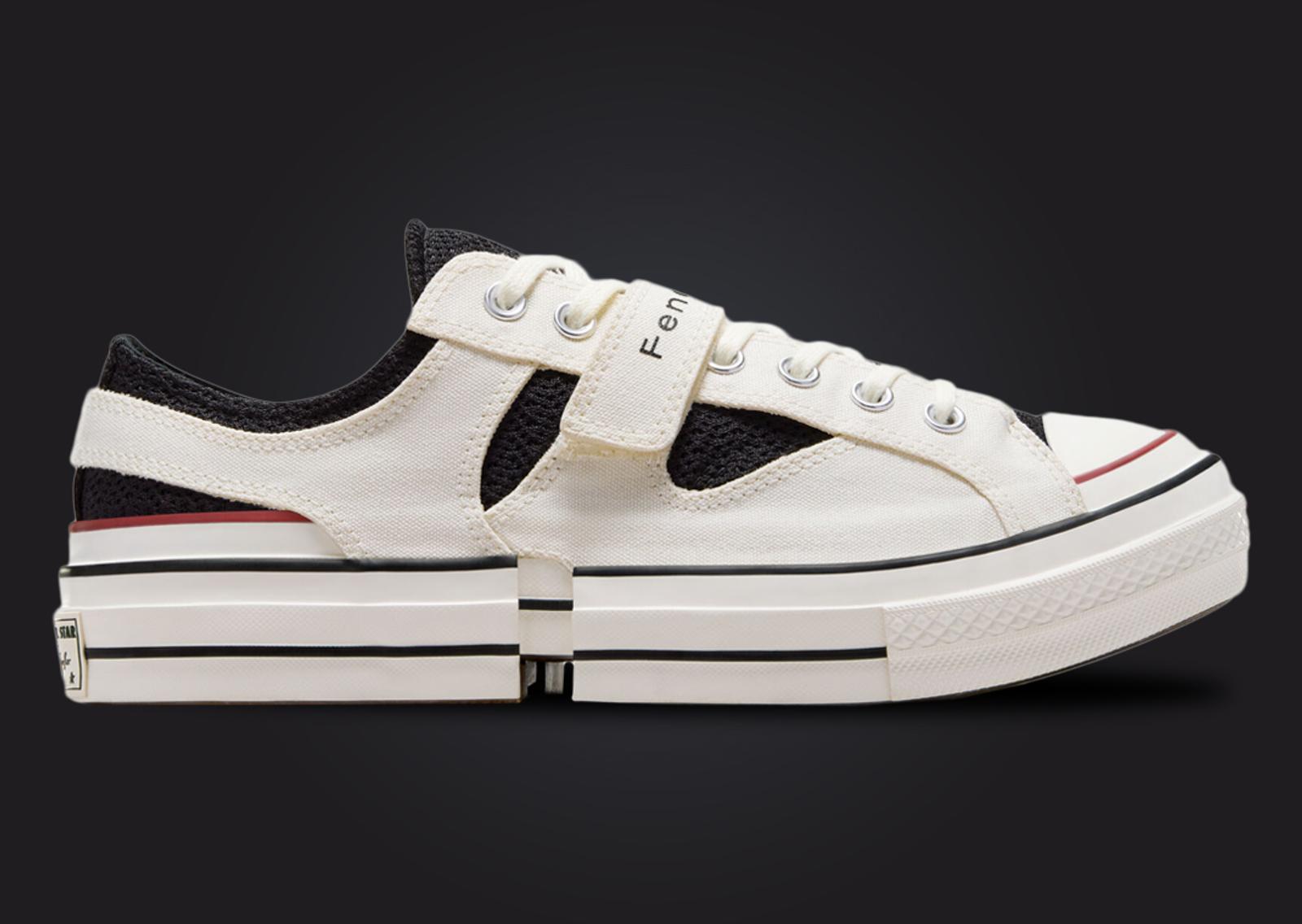 Feng Chen Wang x Converse Chuck 70 Ox 2-in-1 Egret Medial