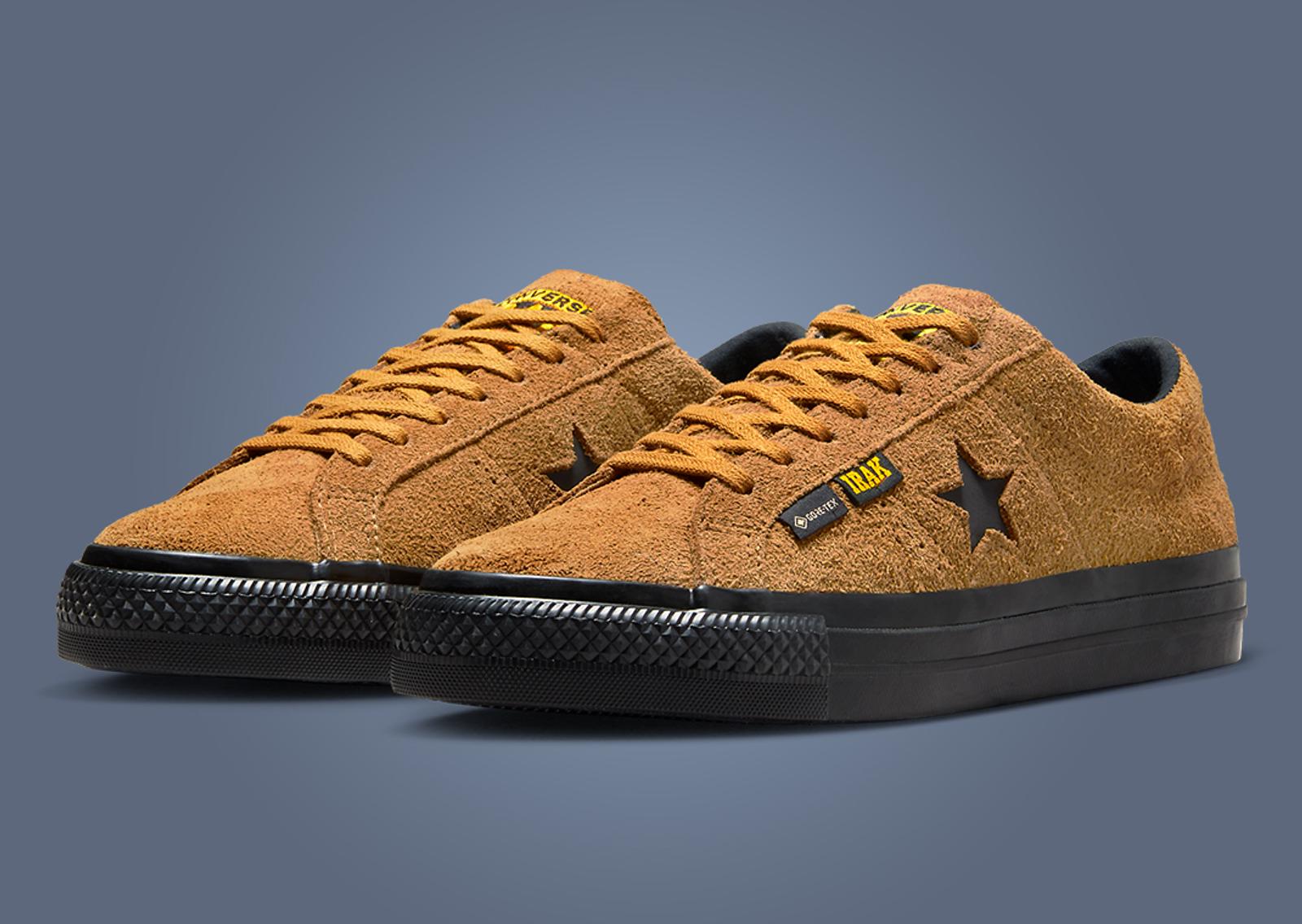 IRAK x Converse One Star Ox GTX Wheat Angle