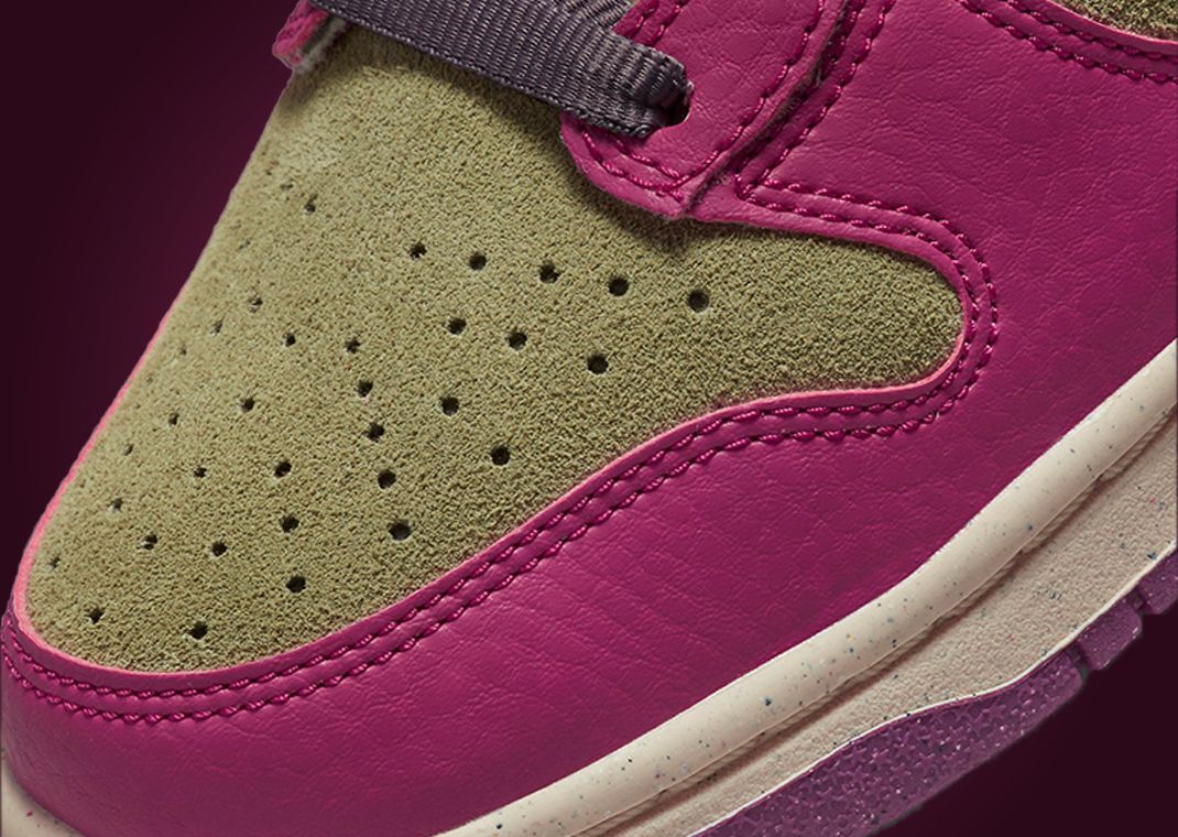 This Nike Dunk High Comes In Dynamic Berry And Pilgrim