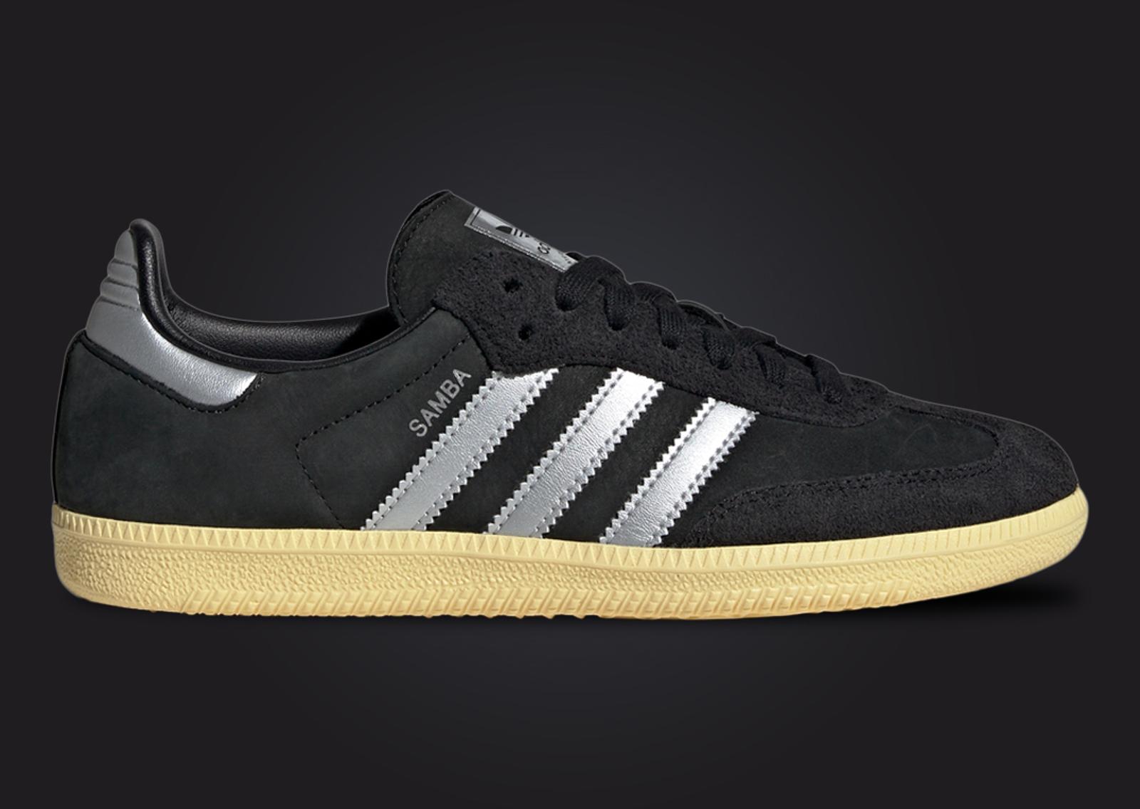 adidas Samba OG Black Silver Lateral