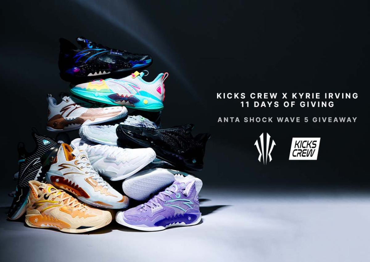 Kyrie Irving and KICKS CREWS' 11 Days of Giving Graphic