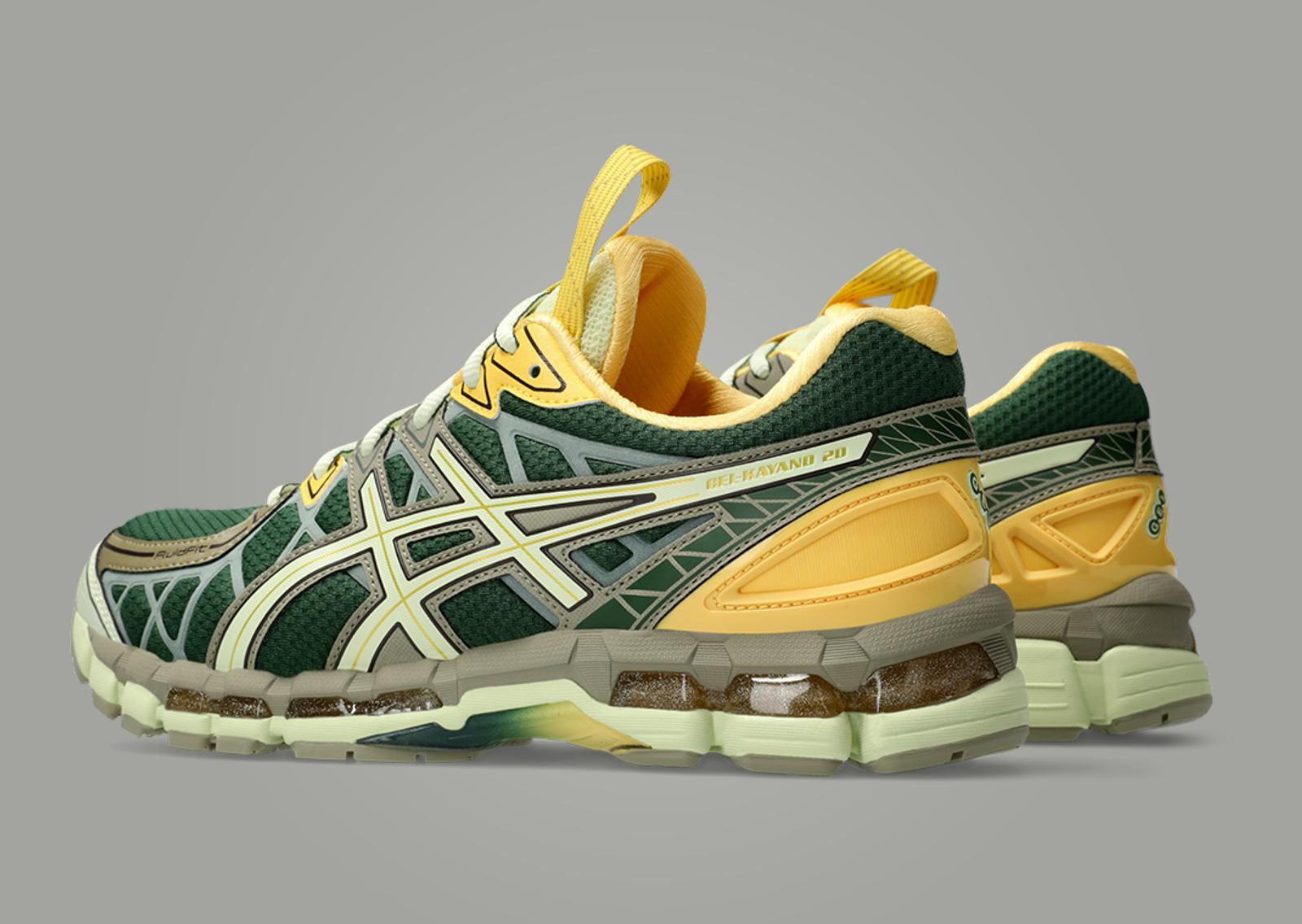 Kiko Kostadinov x Asics UB10-S Gel-Kayano 20 Hunter Green Heel Angle