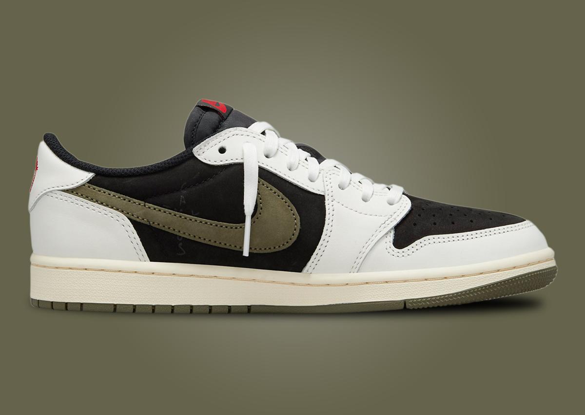 Jordan 1 Retro Low OG TD Travis Scott Olive