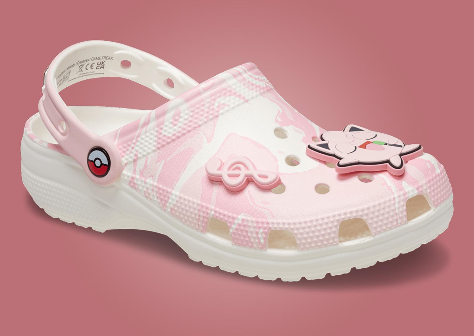 Pokémon x Crocs Classic Clog Jigglypuff Angle