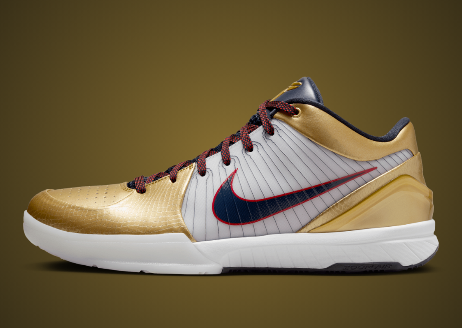 Nike Zoom Kobe 4 Protro Gold Medal Lateral