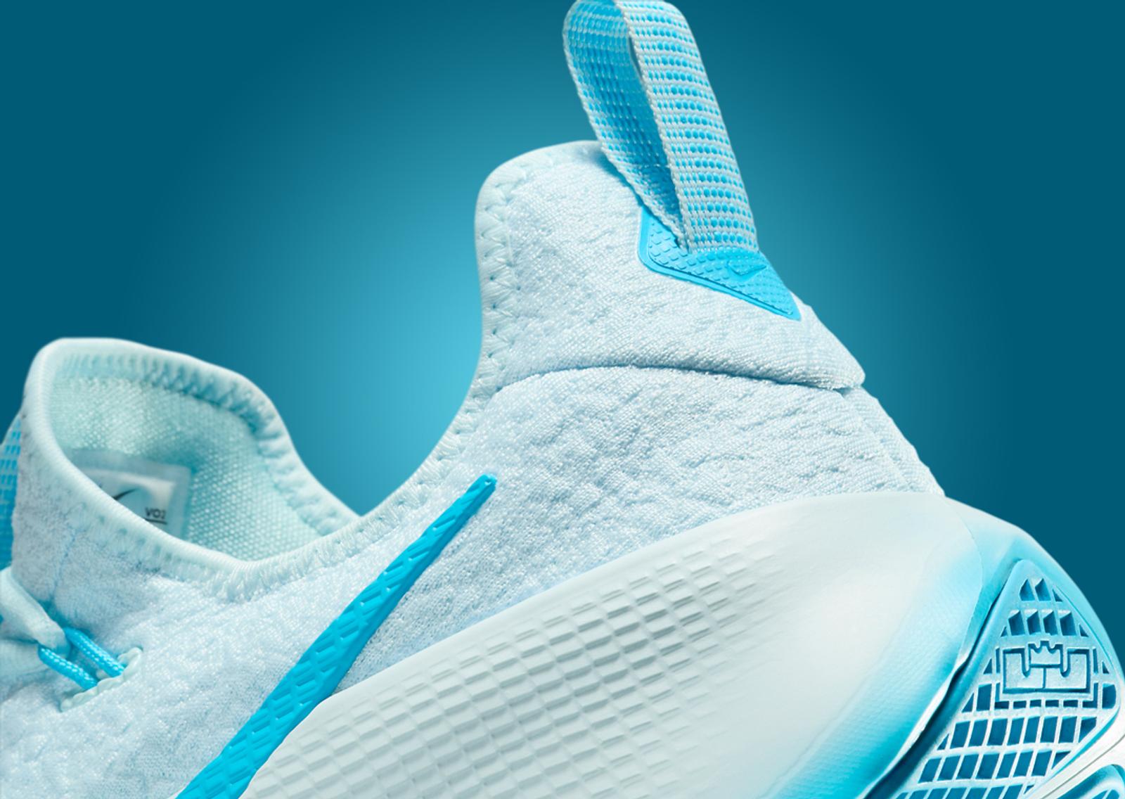 Nike LeBron TR 1 Glacier Blue Heel Detail