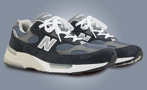 The New Balance 992 Made in USA Navy Releases March 2025