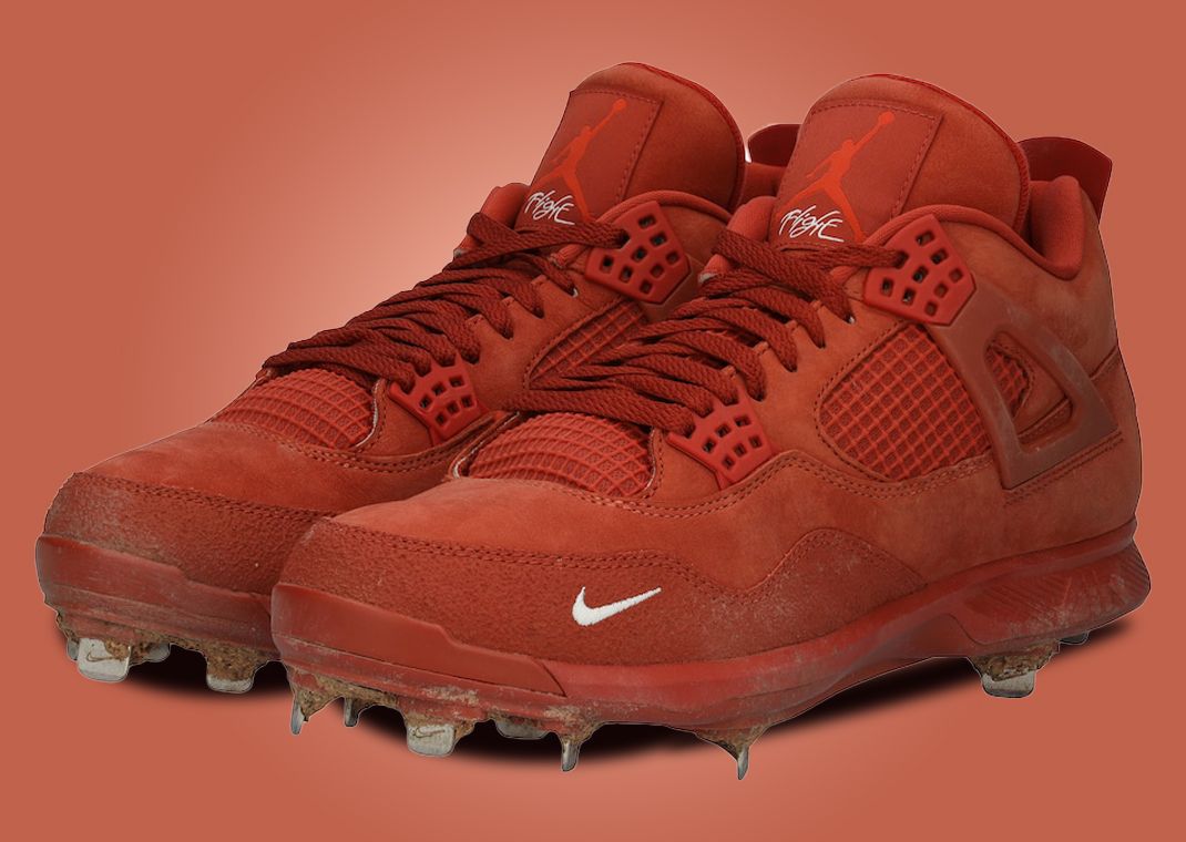Custom Air Jordan 4 Brick by Brick Football Cleats  Mens Size 10 Custom Air Jordan 4 Brick by Brick Football Cleats Mens Size  main image 3